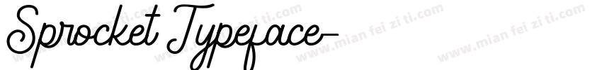 Sprocket Typeface字体转换
